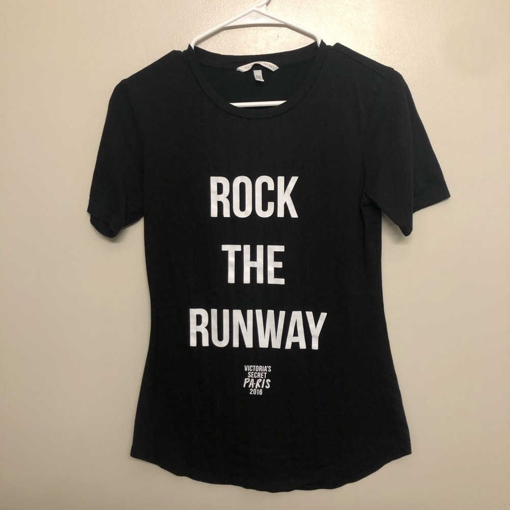 Victoria secret rock the model shirt black small